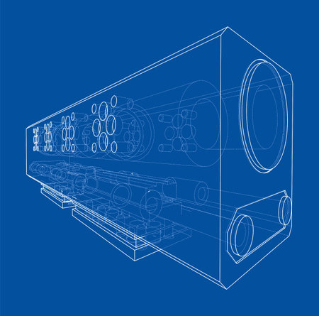Abstract industry object concept. Vectorのイラスト素材