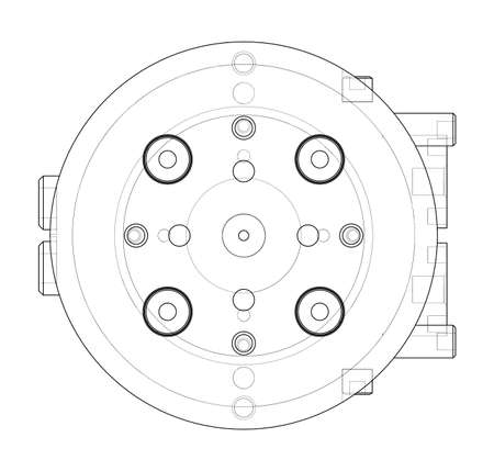 Abstract industry object concept. Vectorのイラスト素材