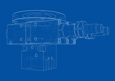 Abstract industry object concept. Vectorのイラスト素材
