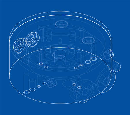Abstract industry object concept. Vectorのイラスト素材