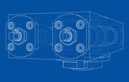Abstract industry object concept. Vectorのイラスト素材