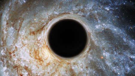 Black hole in space