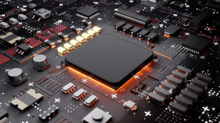 Central Computer Processors CPU conceptの写真素材