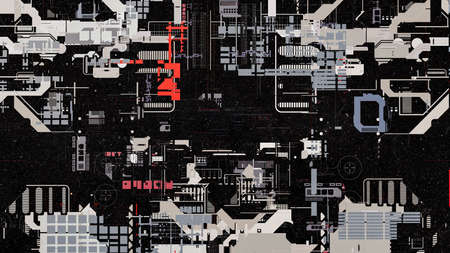 Abstract circuit board background