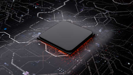 Central Computer Processors CPU concept