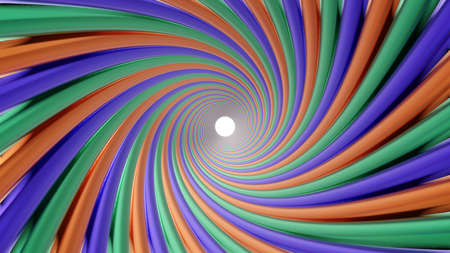 Swirl, vortex background. Rotating 3d spiralの写真素材