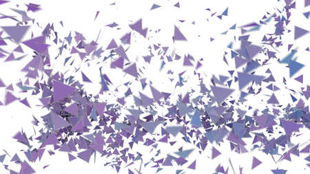 Abstract background of purple triangles