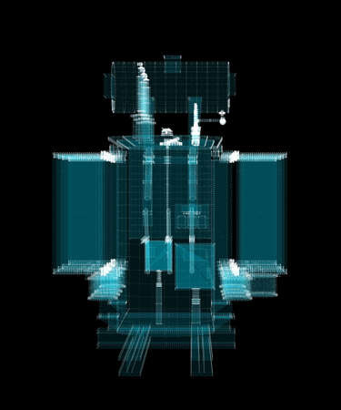 Electric power station of particles