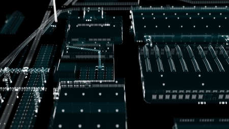 Industrial technology concept. Industry 4.0