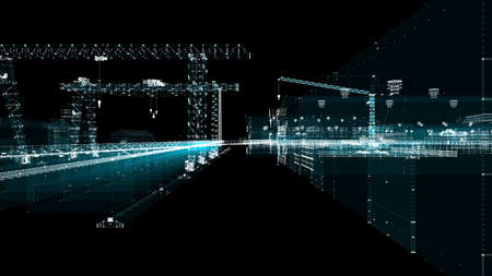 Industrial technology concept. Industry 4.0