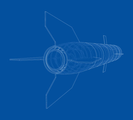Military missile army rocket. Vectorのイラスト素材