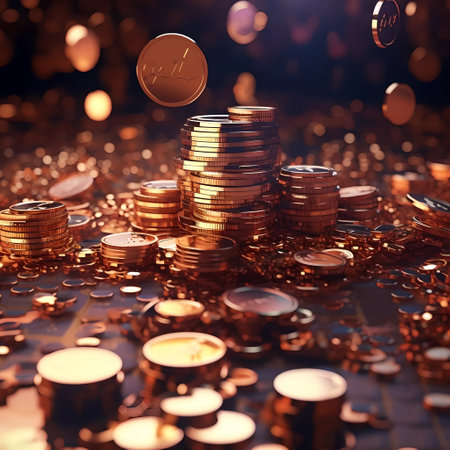 Golden background, beautiful renderの素材