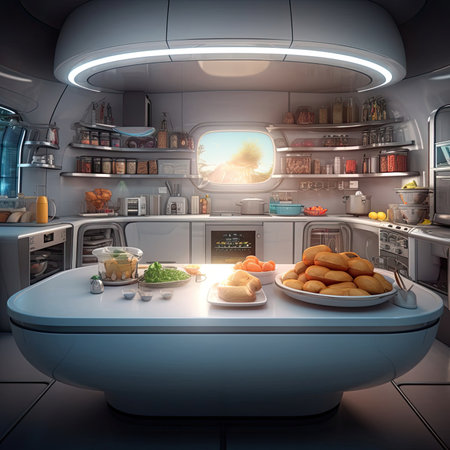The kitchen of the futureの素材