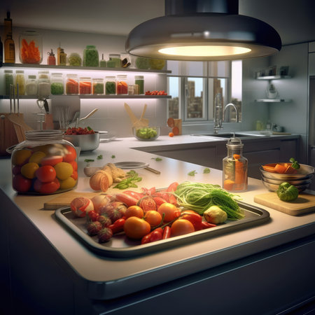 The kitchen of the futureの素材
