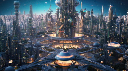 The city of the futureの素材