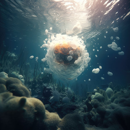 The depths of the oceanの素材