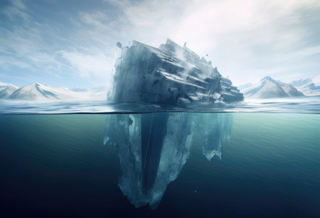 Iceberg at seaの素材
