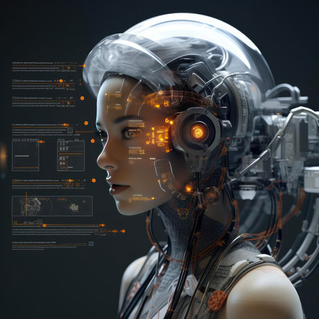 Human and modern HUD elementsの素材