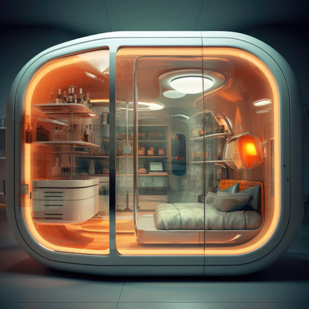 Capsule type apartment, high technologyの素材