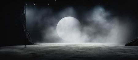 Dramatic night backgroundの素材