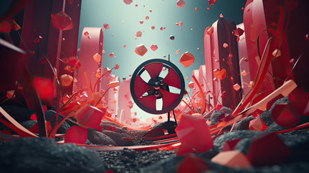 Abstract beautiful multi-colored backgroundの素材