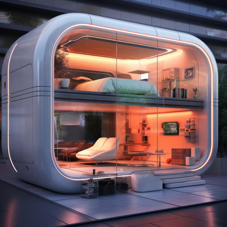 Capsule type apartment, high technologyの素材