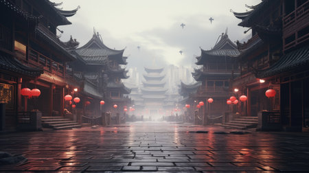 Chinese style. Beautiful backgroundの素材