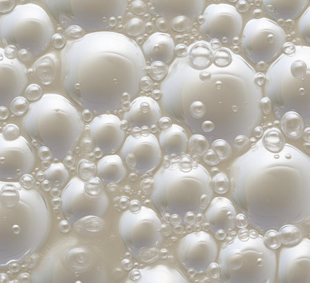 Water droplets or bubblesの素材