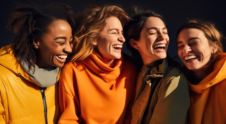 Young women girlfriendsの素材