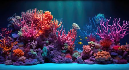 Corals in the waterの素材