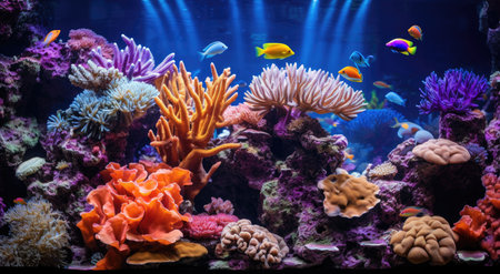 Corals in the waterの素材