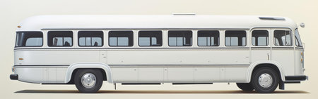 Futuristic passenger busの素材