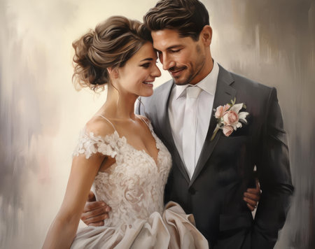 Portrait of a young coupleの素材