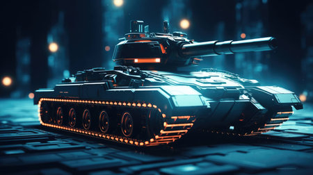 Sci-Fi Military Tankの素材