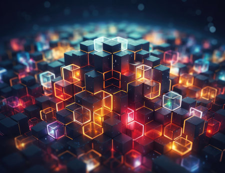 Beautiful multi-colored backgroundの素材