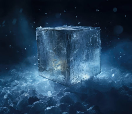A piece of iceの素材
