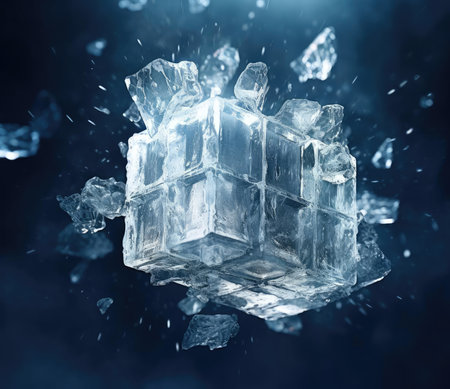 A piece of iceの素材
