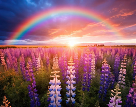 Wildflowers and rainbowsの素材