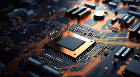 On-board processor with luminous elementsの素材