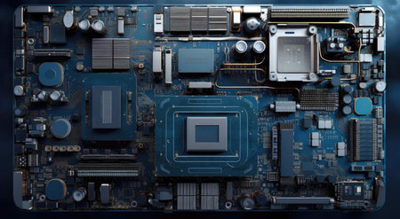 On-board processor with luminous elementsの素材