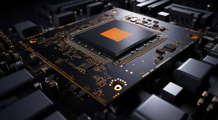 On-board processor with luminous elementsの素材