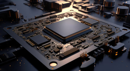 On-board processor with luminous elementsの素材