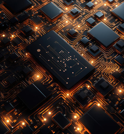 Abstract technological backgroundの素材