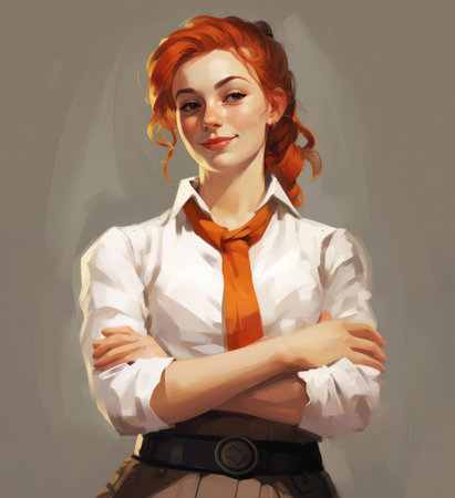 Potter of a beautiful young womanの素材