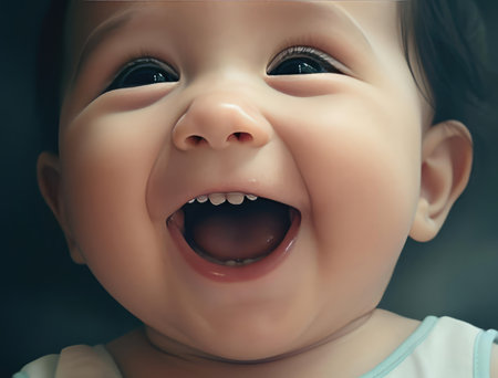 Joyful little childの素材