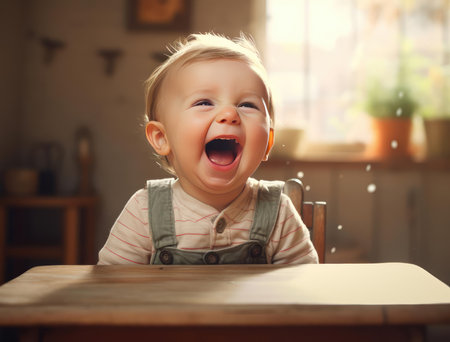 Joyful little childの素材