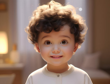 Joyful little childの素材