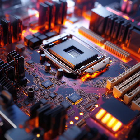 Motherboard and CPUの素材
