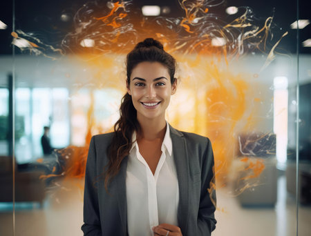 Young woman businesswomanの素材