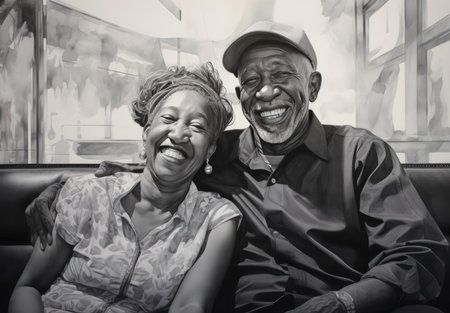 Elderly married coupleの素材